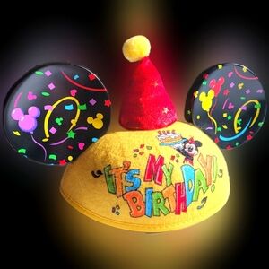 Disney World Mickey Mouse Ears "It's My Birthday"